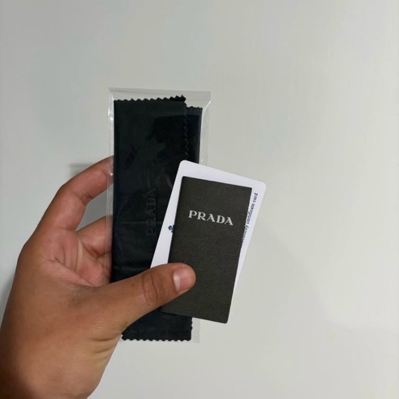 Prada Black Glasses & Cleaning Cloth - Picture 4 of 6